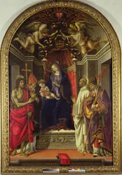Madonna mit Kind und Heiligen, 1486
